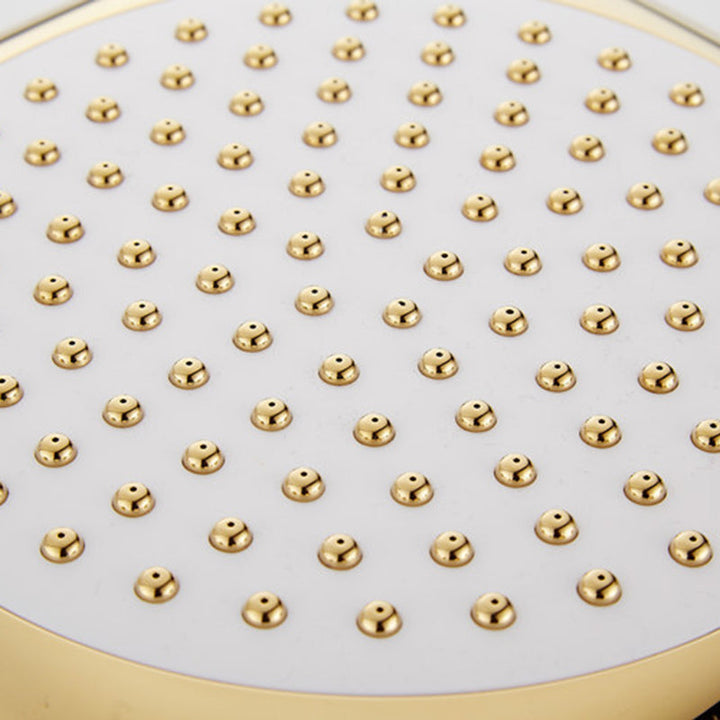 BowLift | Contemporary Shower Head Square Golden Bathroom Handheld Shower