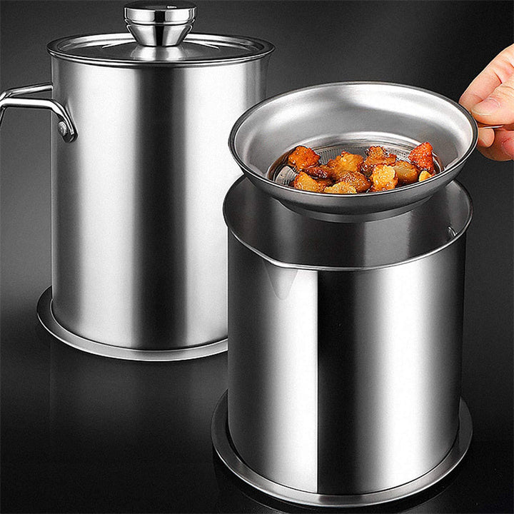 BowLift | Stainless Steel Oil Filter Pot