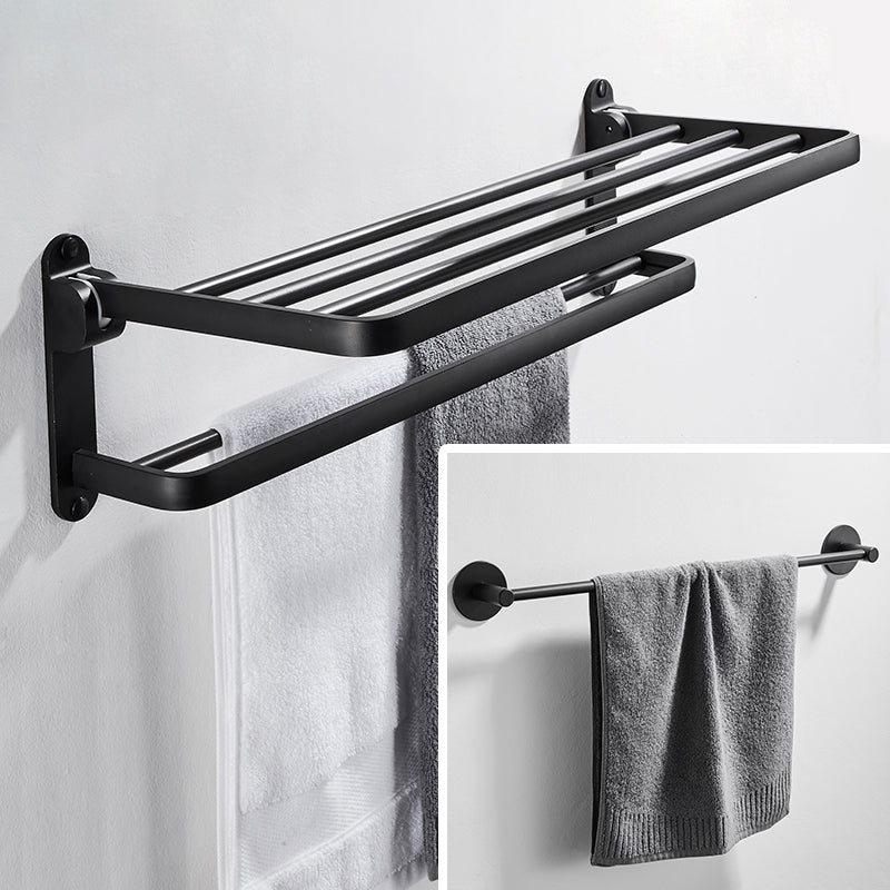 BowLift | Modern Bathroom Hardware Set Matte Black Metal Bathroom Accessories Set Rustproof