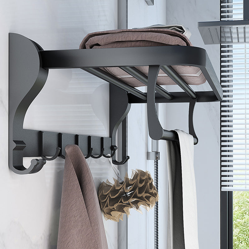 BowLift | Modern Bathroom Hardware Set Matte Black Metal Bathroom Accessories Set Rustproof