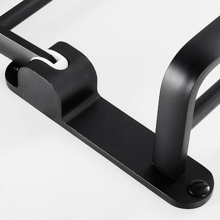 BowLift | Modern Bathroom Hardware Set Matte Black Metal Bathroom Accessories Set Rustproof
