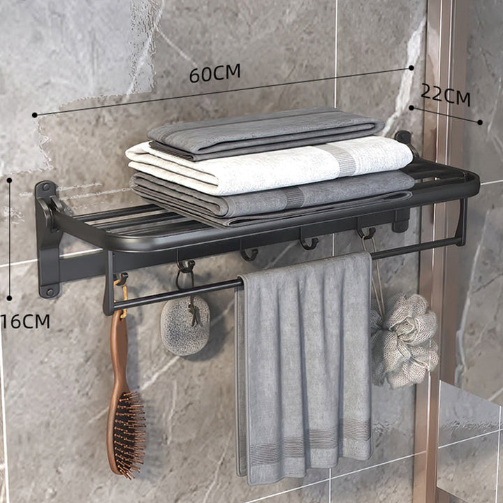 BowLift | Modern Bathroom Hardware Set Matte Black Metal Bathroom Accessory Kit