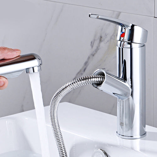 BowLift | Modern Retractable Single Handle Basin Faucet Bathroom Sink Faucet