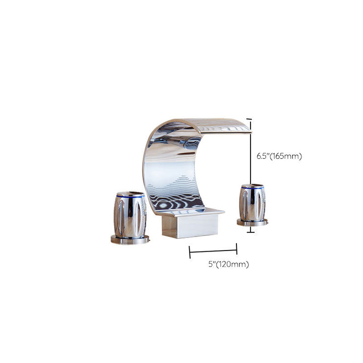 BowLift | Traditional Roman Bathtub Faucet Set Copper Fixed Deck Mount with Handles