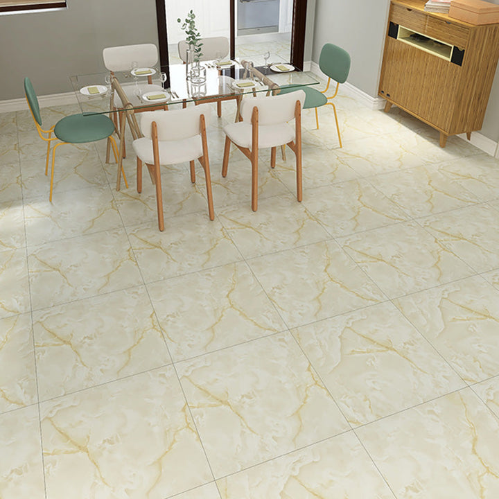 BowLift | Home Vinyl flooring Peel and Stick Marble look square PVC floor coverings for the living room