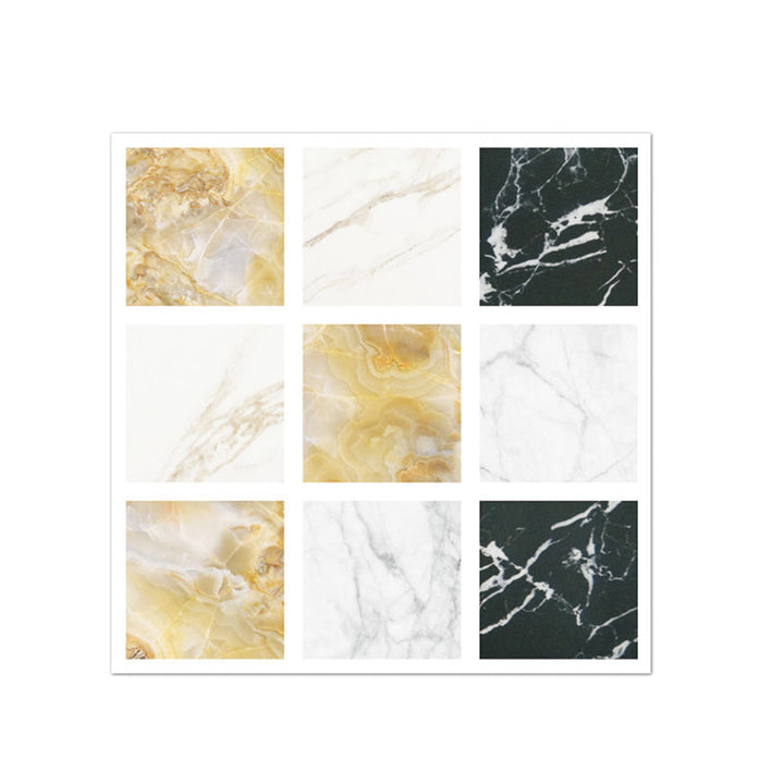 BowLift | PVC Square Peel & Stick Mosaic Tile Multicolored Backsplash & Wall Tile