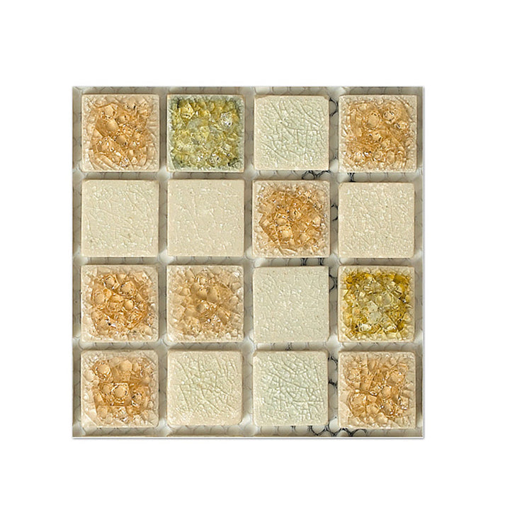 BowLift | PVC Square Peel & Stick Mosaic Tile Multicolored Backsplash & Wall Tile