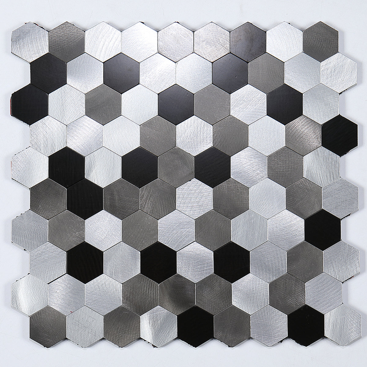 BowLift | Modern Tile-Peel & Stick Metal Mosaic Tile Hexagon Peel & Stick Subway Tile