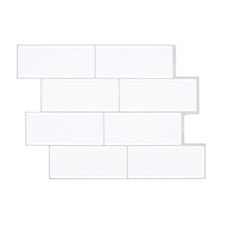 BowLift | Peel & Stick Subway Tile Stain Resistant PVC Rectangular Peel & Stick Tile for Shower 2 Pack