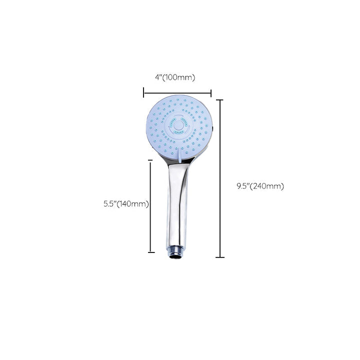 BowLift | Contemporary Handheld Shower Head Adjustable Spray Pattern Silver Shower Head