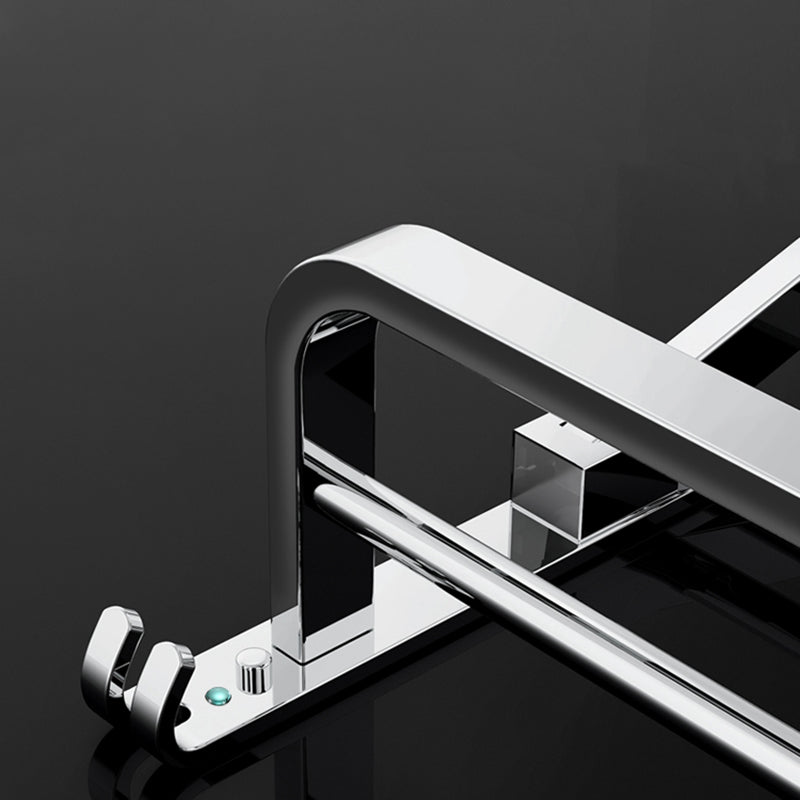 BowLift | Modern Bathroom Accessory Set Silver Metal Bathroom Accessory