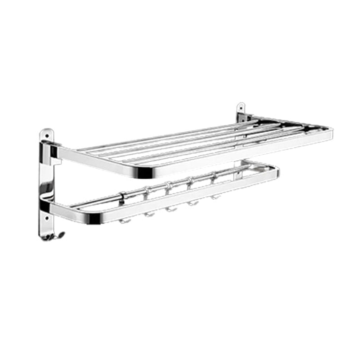 BowLift | Modern Bathroom Accessory Set Silver Metal Bathroom Accessory