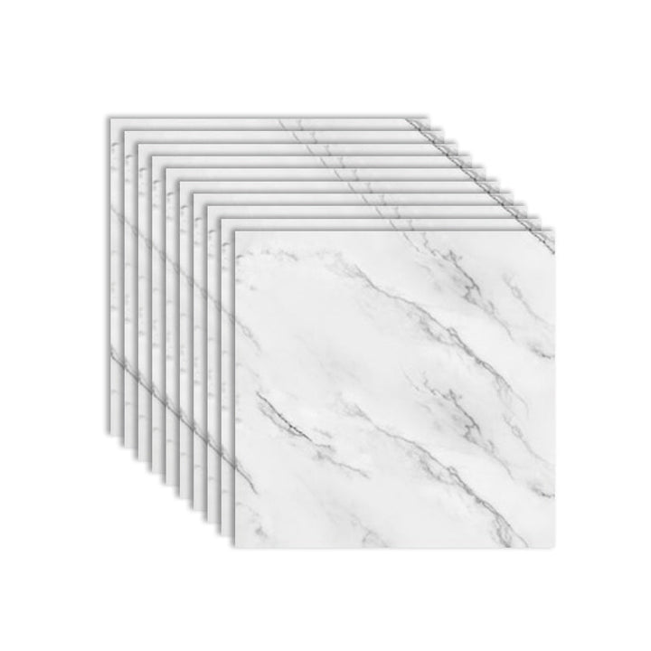 BowLift | Modern PVC Peel and Stick Tile Floor Marble Look Mold Resistant Vinyl Tiles