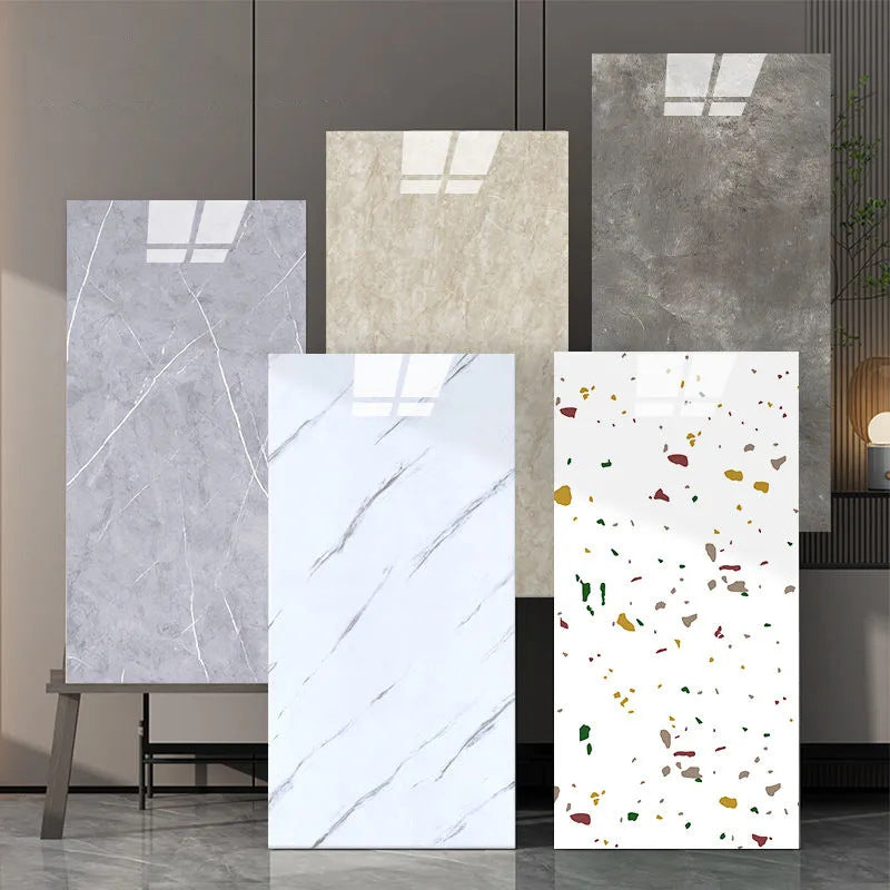 BowLift | Floor Wall Tiles Marble Pattern Wallpaper Rectangular Bathroom Kitchen Wallpaper
