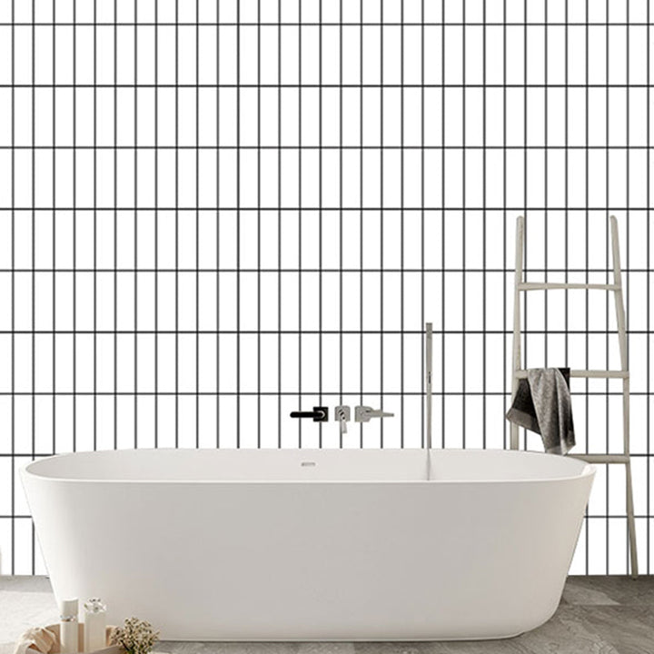 BowLift | Tile Stripping & Sticking Rectangle White Plastic Waterproof Tile Stripping & Sticking for Shower 10-Pack
