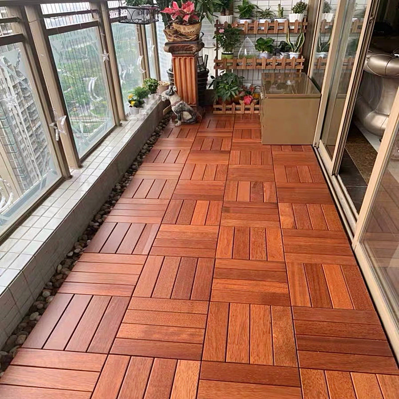 BowLift | Modern Style Square Wood Floor Corrosion-Resistant Outdoor Wood Floor