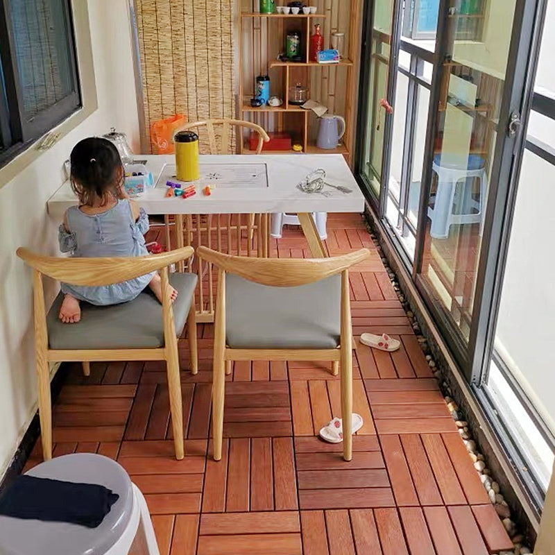 BowLift | Modern Style Square Wood Flooring Corrosion Resistant Outdoor Wood Flooring
