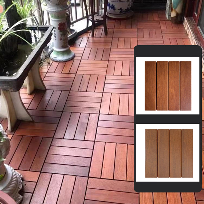 BowLift | Modern Style Square Wood Floor Corrosion-Resistant Outdoor Wood Floor
