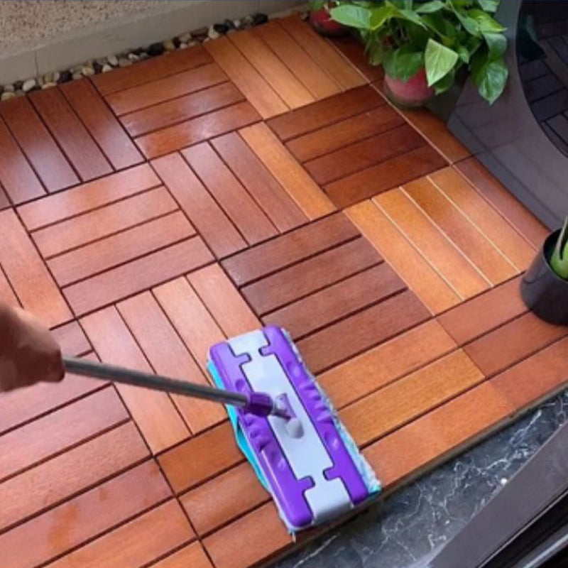 BowLift | Modern Style Square Wood Floor Corrosion-Resistant Outdoor Wood Floor
