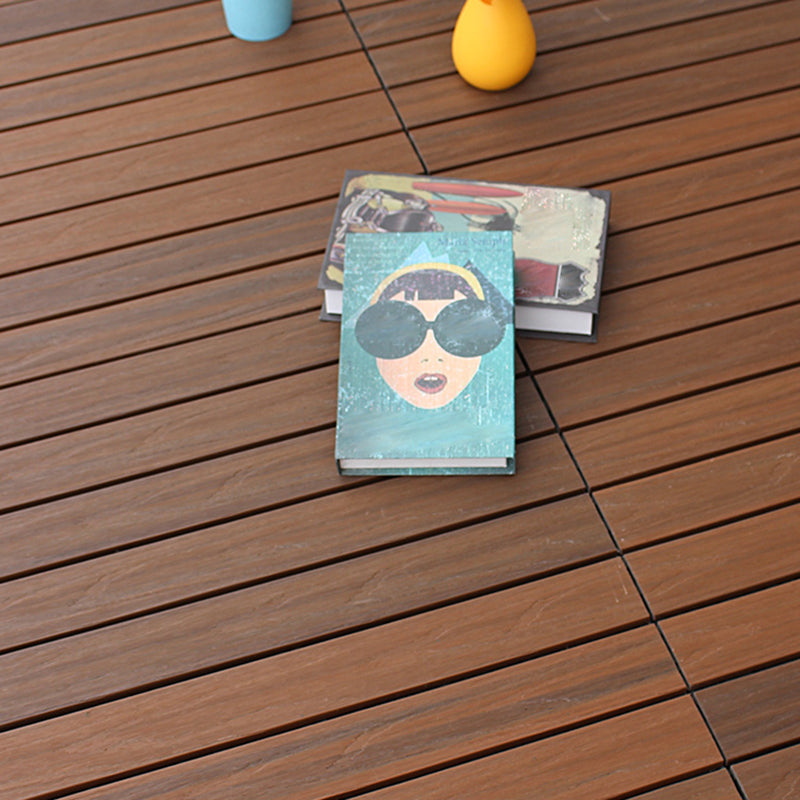 BowLift | Deck Plank drilled hardwood tiles exterior flooring