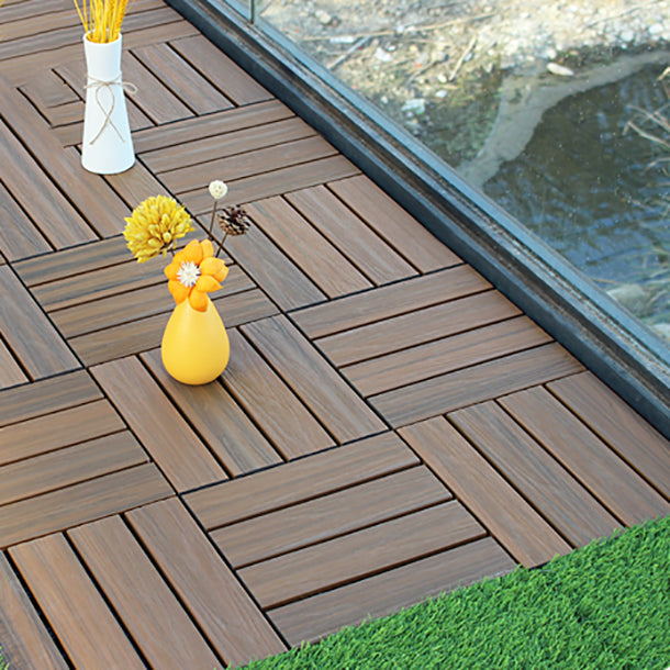 BowLift | Deck Plank drilled hardwood tiles exterior flooring