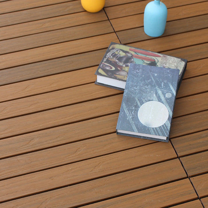 BowLift | Deck Plank drilled hardwood tiles exterior flooring