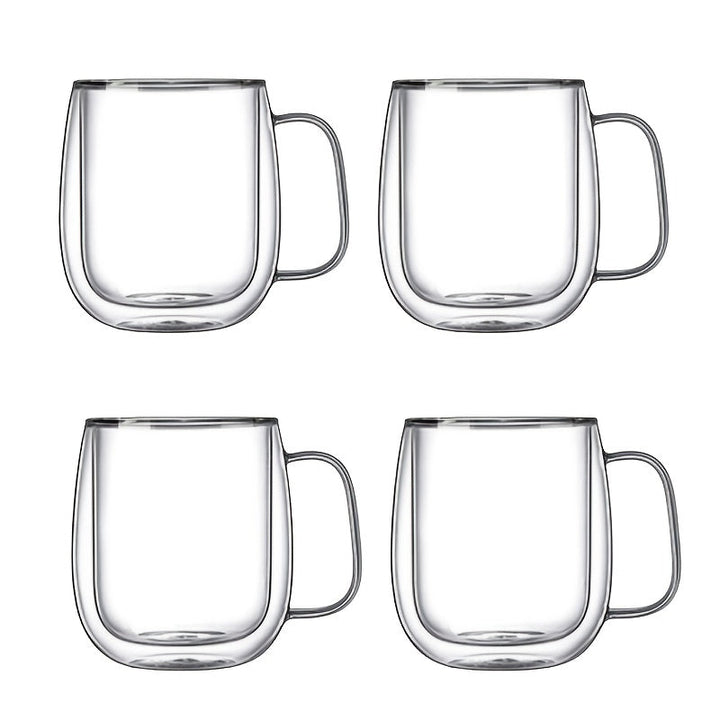 ThermoSip Double-Walled Glass Mug – Borosilicate Glass, Heat Resistant & Elegant | Bowlift