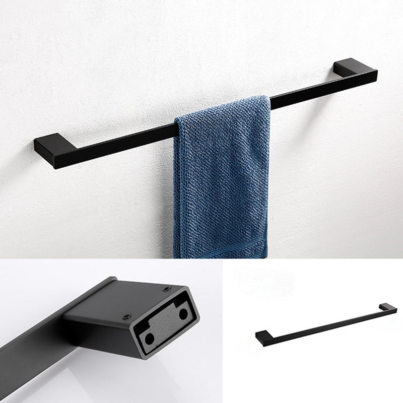 BowLift | Traditional Bathroom Accessories Hardware Set in Black Metal