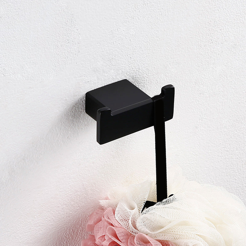 BowLift | Traditional Bathroom Accessories Hardware Set in Black Metal