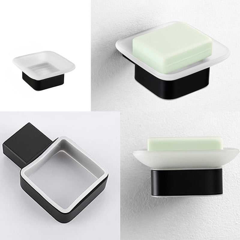 BowLift | Traditional Bathroom Accessories Hardware Set in Black Metal