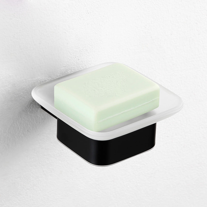 BowLift | Traditional Bathroom Accessories Hardware Set in Black Metal