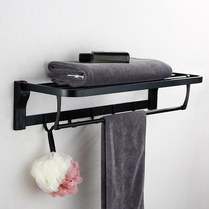 BowLift | Traditional Bathroom Accessories Hardware Set in Black Metal