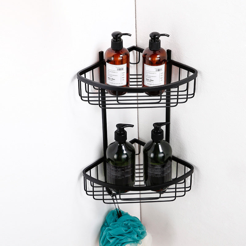 BowLift | Traditional Bathroom Accessories Hardware Set in Black Metal