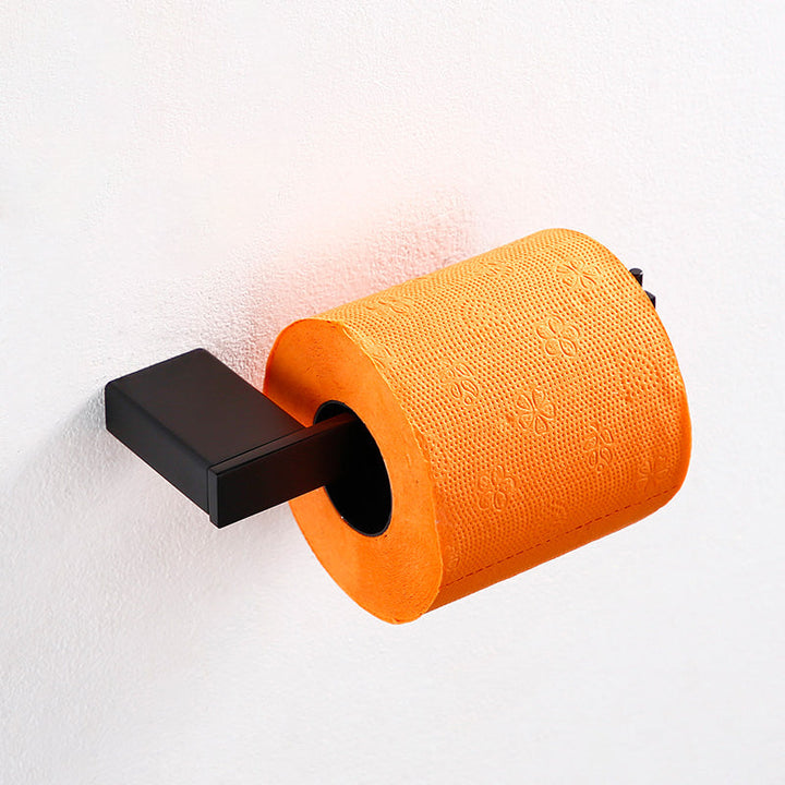 BowLift | Traditional Bathroom Accessories Hardware Set in Black Metal