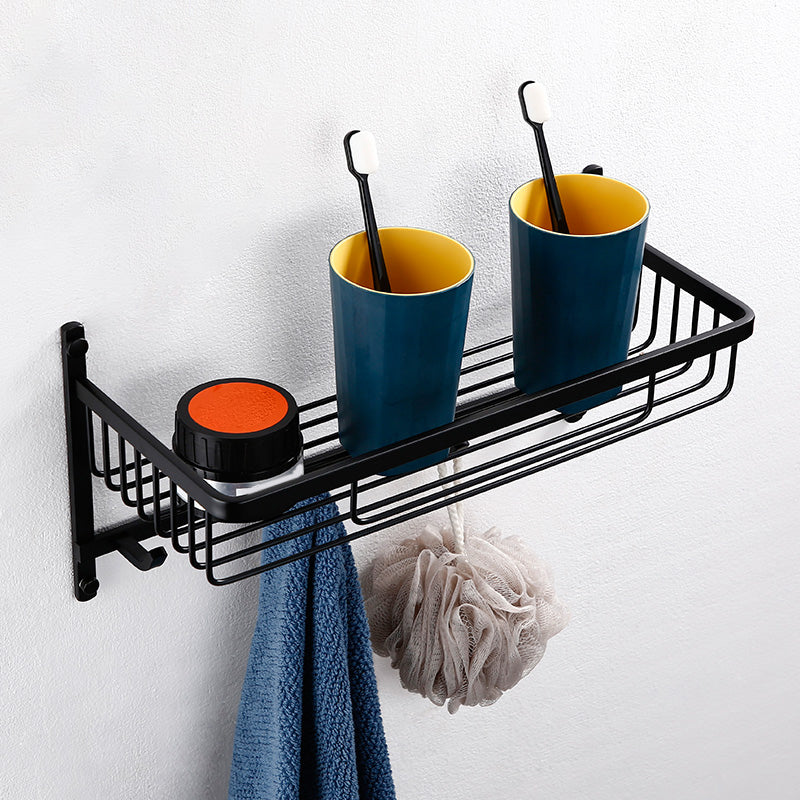 BowLift | Traditional Bathroom Accessories Hardware Set in Black Metal