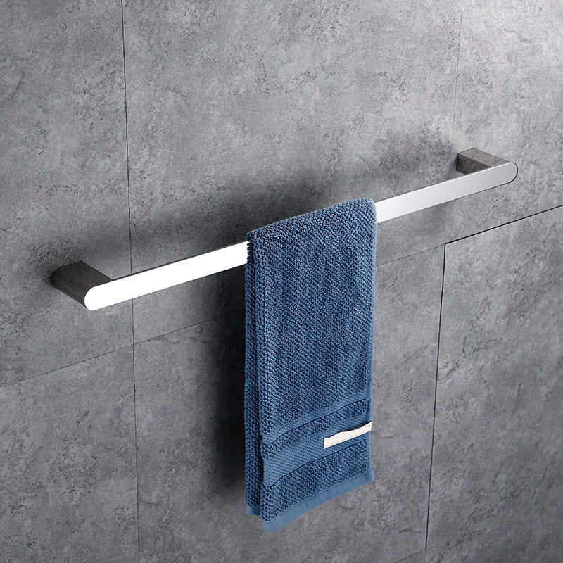 BowLift | Contemporary Bathroom Accessories Hardware Set in Silver with Soap Dish