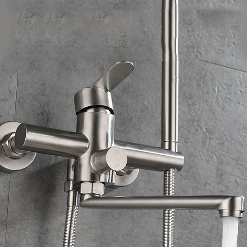 BowLift | Bathroom Bathtub Faucet Lever Handheld Shower Bathtub Faucet