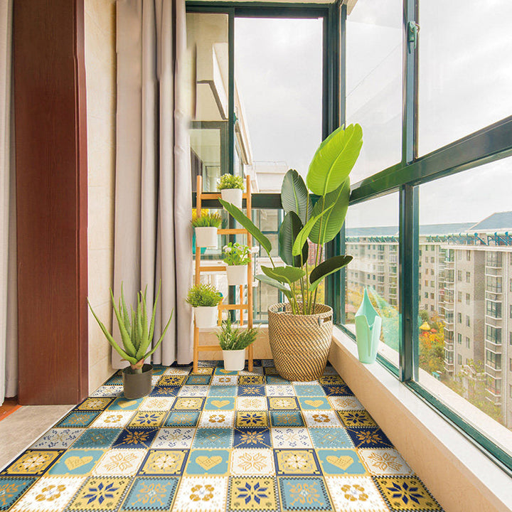BowLift | Modern Vinyl Plank Flooring Porcelain Tile Look Self-adhesive PVC Flooring