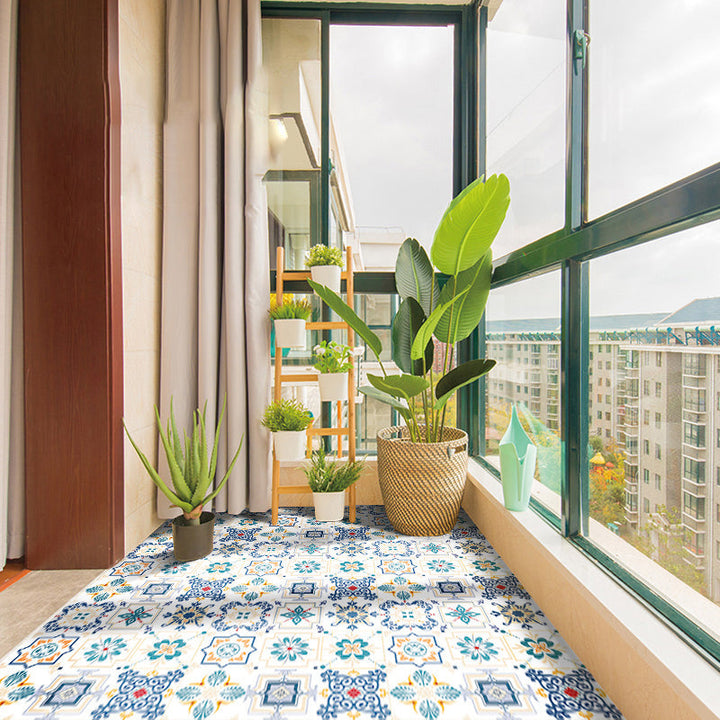 BowLift | Modern Vinyl Plank Flooring Porcelain Tile Look Self-adhesive PVC Flooring