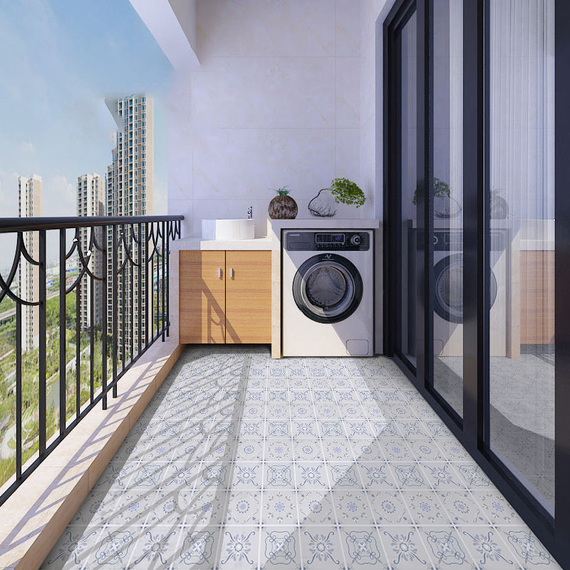 BowLift | Modern Vinyl Plank Flooring Porcelain Tile Look Self-adhesive PVC Flooring
