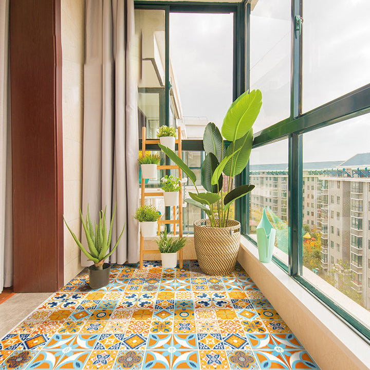 BowLift | Modern Vinyl Plank Flooring Porcelain Tile Look Self-adhesive PVC Flooring