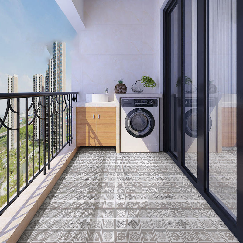 BowLift | Modern Vinyl Plank Flooring Porcelain Tile Look Self-adhesive PVC Flooring