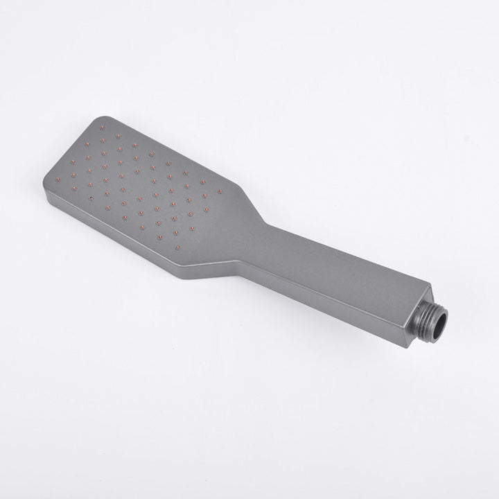 BowLift | Rectangular Gray Showerhead Combo Standard Spray Pattern Showerhead