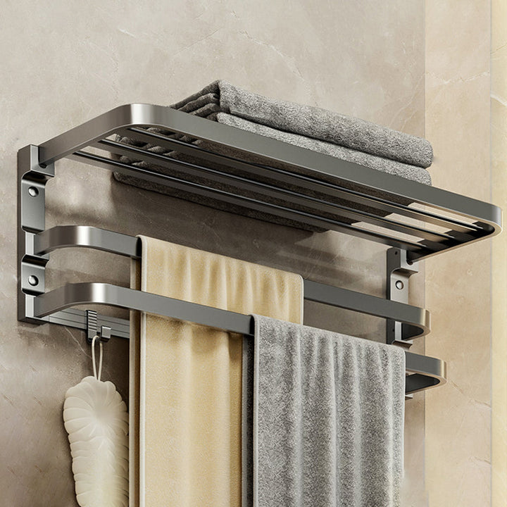 BowLift | Traditional bathroom accessory as a single piece or in a set in gray