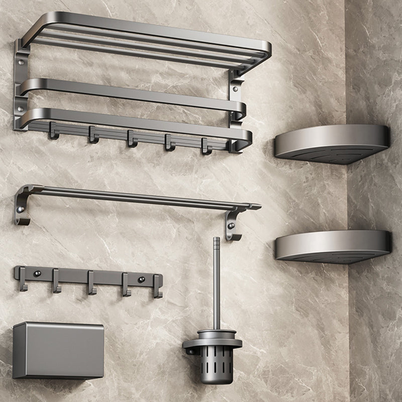BowLift | Traditional bathroom accessory as a single piece or in a set in grey