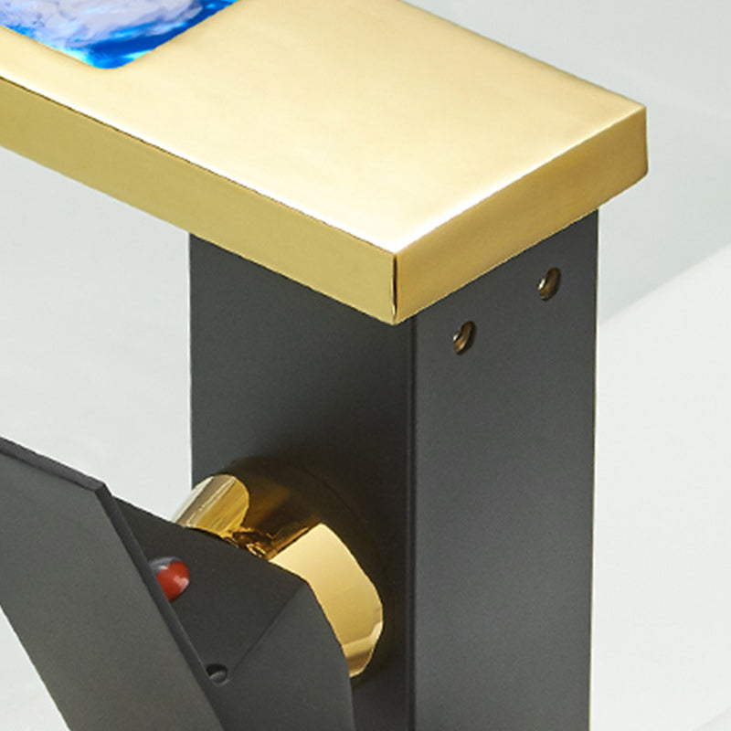 BowLift | Modern Waterfall Spout Sink Faucet with LED Brass Sink Faucet