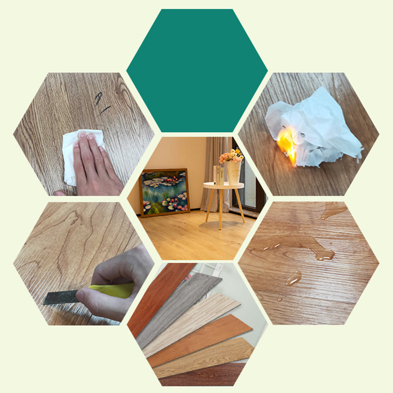 BowLift | Peel and Stick PVC flooring Smooth Wood Look Vinyl flooring for living room