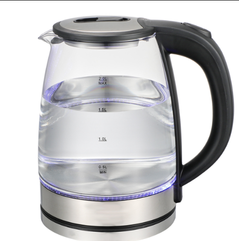 BowLift | Electric Kettle | 1.8L, 3000W, Rapid Boil, Auto Shut-Off & Borosilicate Glass for Tea, Coffee & Instant Meals