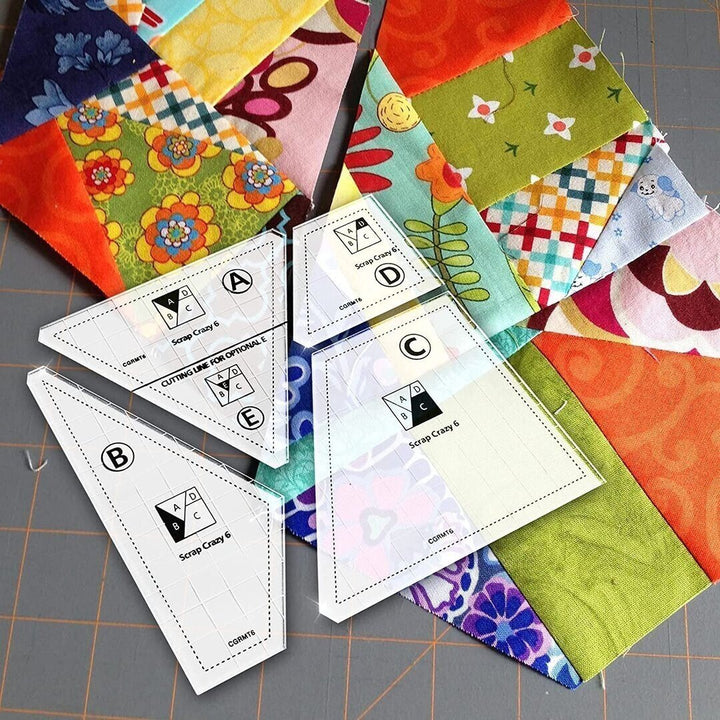 BowLift | Quilting Cutting Template Set | Creative Fabric Pattern Guide | Non-Slip Design for Sewing & DIY Crafts