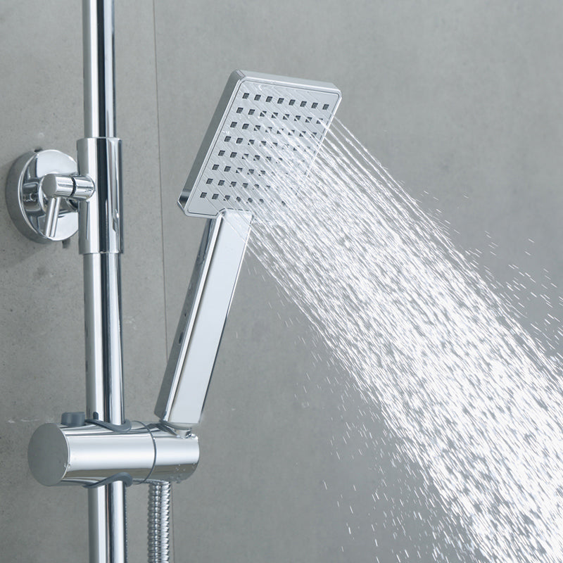 BowLift | Square Shower Head Combo Large Shower Head with Hand Shower